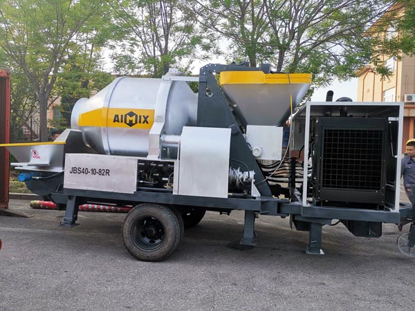 diesel concrete mixer pump