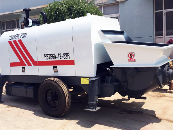 trailer concrete pump