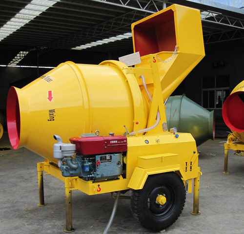 diesel concrete mixer