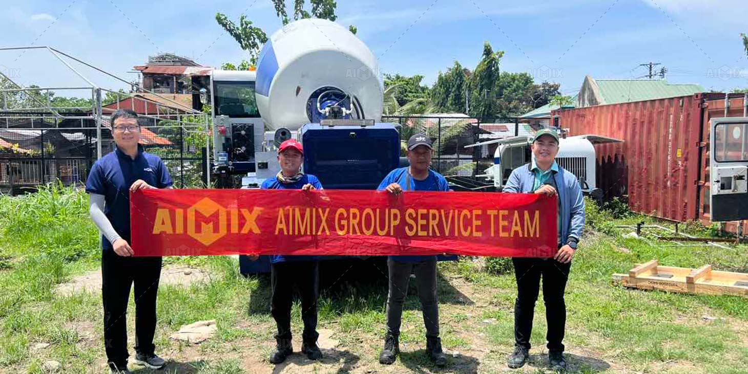 AIMIX self loading concrete mixer service