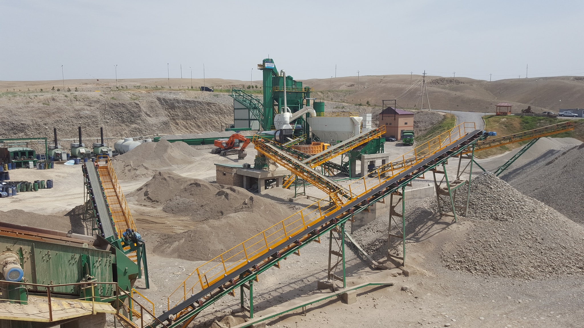 asphalt plant and crushing plant