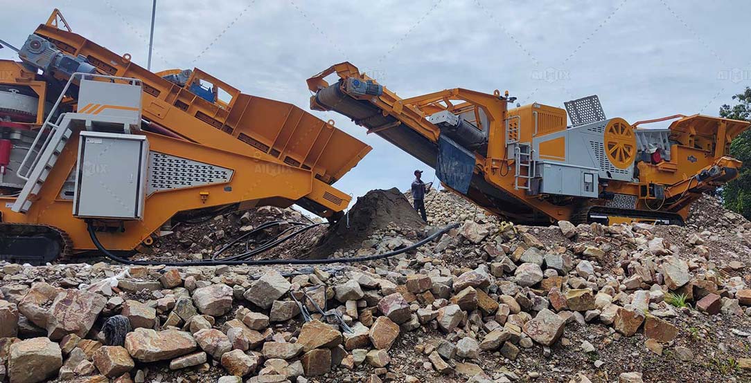 Crusher Working On-site
