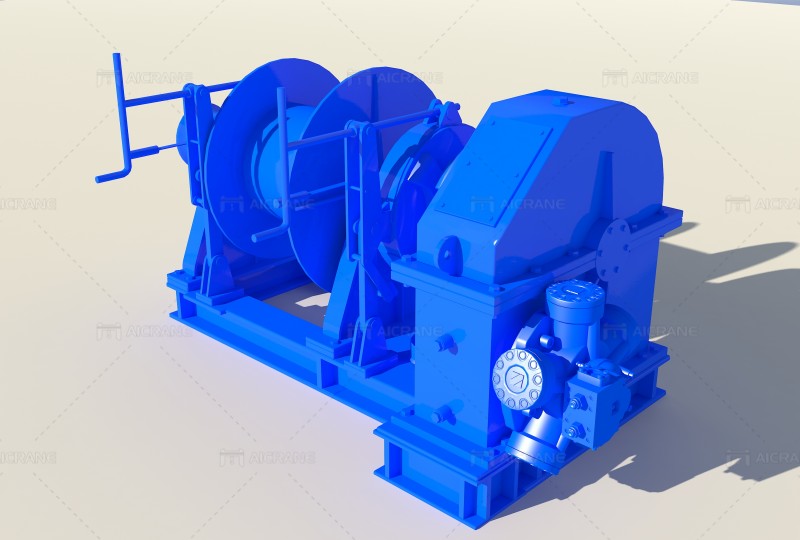 hydraulic anchor winch design