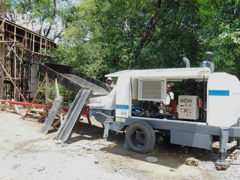 Diesel Concrete Trailer Pump for Timol Oriental