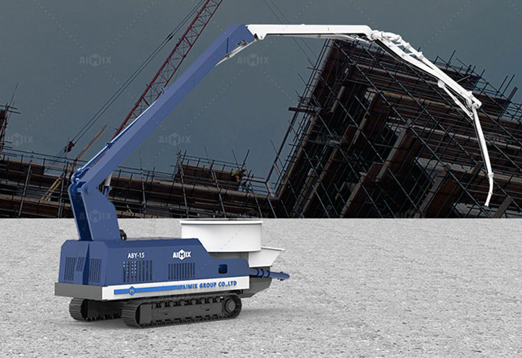 Crawler Boom Pan Mixer Mini Concrete Pump
