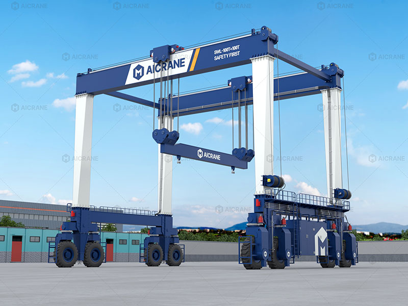 Rubber Tyred Gantry Crane for volumetric modules